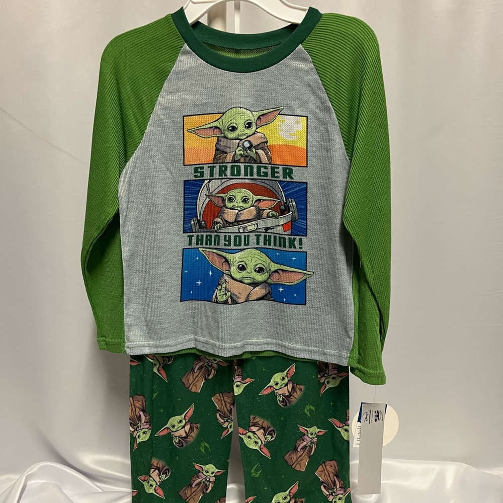 The Mandalorian Big Boys 2-pc Pajama set, size 8